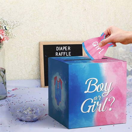 Gender Reveal Boy or Girl Box